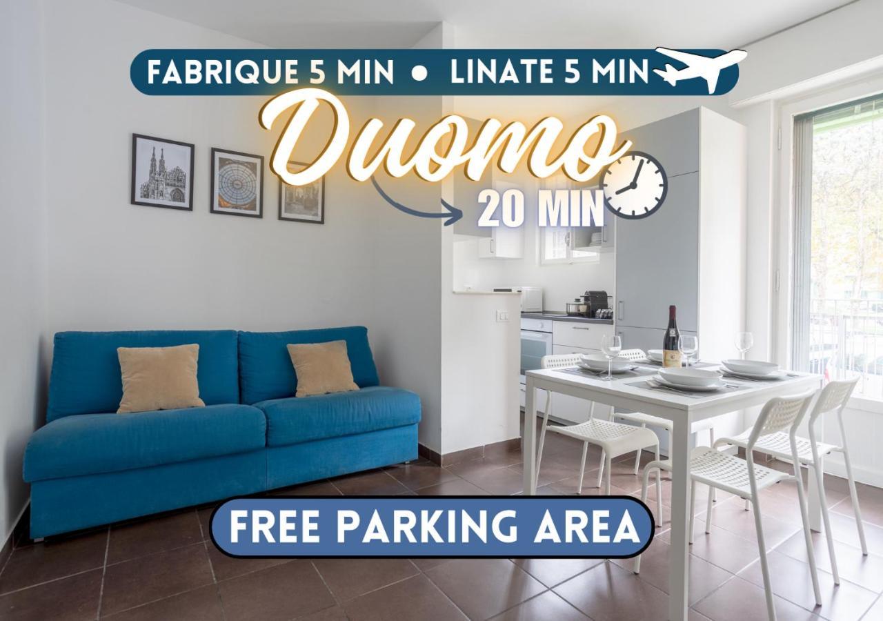 Duomo-Linate-Fabrique, Casa Accogliente Con Parcheggi Gratis Leilighet Milano Eksteriør bilde